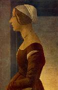 Portrait of a Young Woman (La bella Simonetta) fs Botticelli